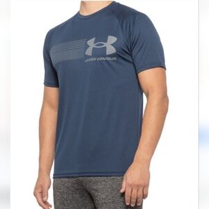 Under Armour Mens HeatGear6Velocity 2.0 Graphic T-Shirt - ShortSleeve. NWT Sz L